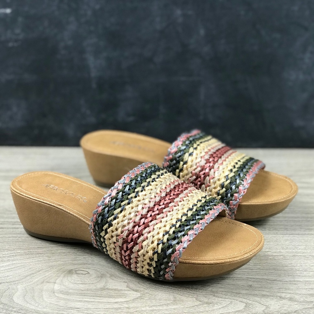 Women’s Aerosoles Slip On Heel Sandals